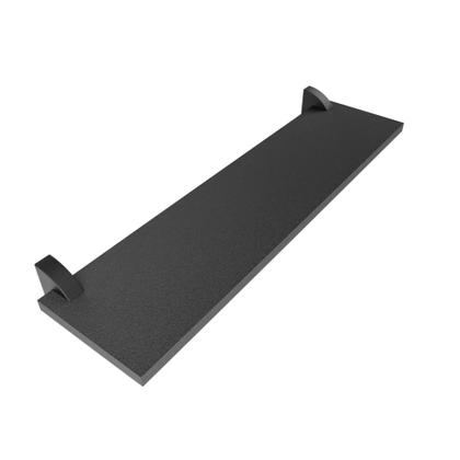 Imagem de Kit 3 Prateleiras Preto Com Suporte Bico Tucano MDF Multiuso 60X20 