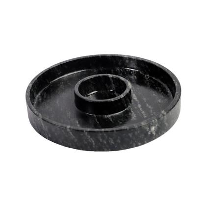Imagem de Kit 3 Prato Molheira Servir Porção Carnes Pedra Sabão P 22cm