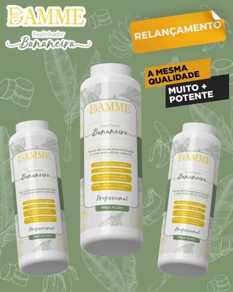 Imagem de KIT 3 Progressiva Bananeira Damme 800 GRAMAS - 100% Liso