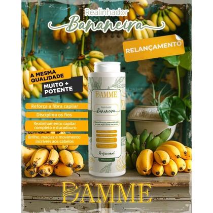 Imagem de KIT 3 Progressiva Bananeira Damme 800 GRAMAS - 100% Liso