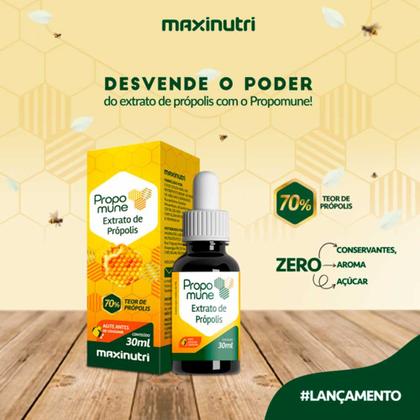 Imagem de Kit 3 Propomune Extrato Própolis 30ml Concentrado Maxinutri