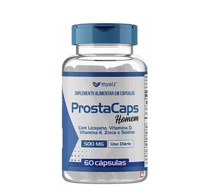 Imagem de Kit 3 ProstaCaps Homem Licopeno, Vit D, E, Zinco E Selênio 60 Caps