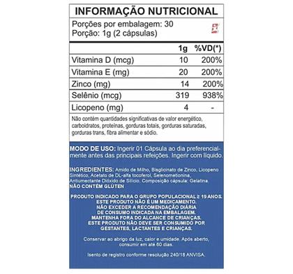 Imagem de Kit 3 ProstaCaps Homem Licopeno, Vit D, E, Zinco E Selênio 60 Caps