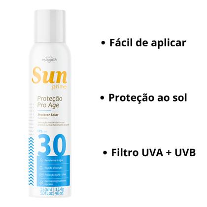 Imagem de Kit 3 Protetor Solar Aerossol FPS30 150Ml - My Health