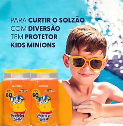 Imagem de Kit 3 Protetor Solar Fator 60 Minions 120ml Bioactive E