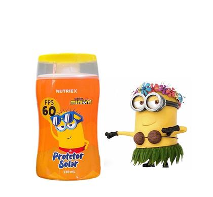 Imagem de Kit 3 Protetor Solar Fator 60 Minions 120ml Bioactive E