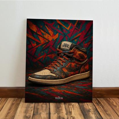 Imagem de Kit 3 Quadro Decorativo Basquete Bola Cesta Tênis Quarto Sala 40x28cm