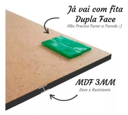 Imagem de Kit 3 Quadro Play Decoração Vazado em MDF PS Gamer Controle