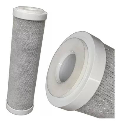 Imagem de Kit 3 Refil Filtro 9.3/4 Carbon Block Carcaça Carvão Ativado 