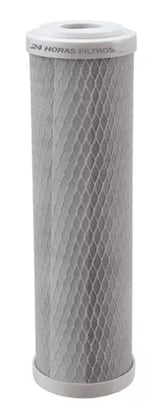 Imagem de Kit 3 Refil Filtro 9.3/4 Carbon Block Carcaça Carvão Ativado 