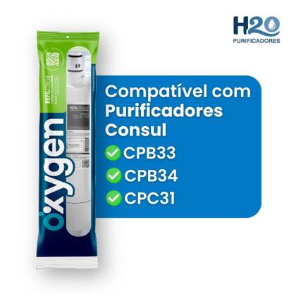 Imagem de Kit 3 Refil Filtro Compátivel Purificador Consul Cpb34as Cpb34af Cpc31ab Cpc31af