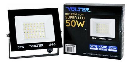 Kit 3 Refletores Led 50w Volter Superled Ip65 Holofote 6500k Imagem de Kit 3 Refletores Led 50w Volter Superled Ip65 Holofote 6500k