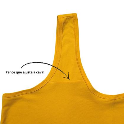 Imagem de Kit 3 Regata de Pijama Plus Size  2 Lisa 1 Estampada