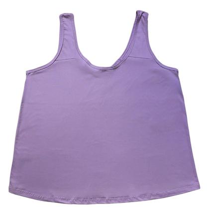 Imagem de Kit 3 Regata de Pijama Plus Size  2 Lisa 1 Estampada