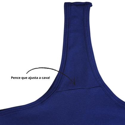 Imagem de Kit 3 Regata de Pijama Plus Size  2 Lisa 1 Estampada