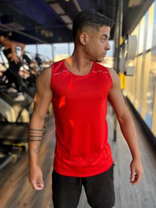 Imagem de Kit 3 regata dry fit masculino esportivo treino