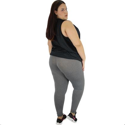 Imagem de Kit 3 Regata Feminina Dry Fit Plus Size Fitness Academia Top