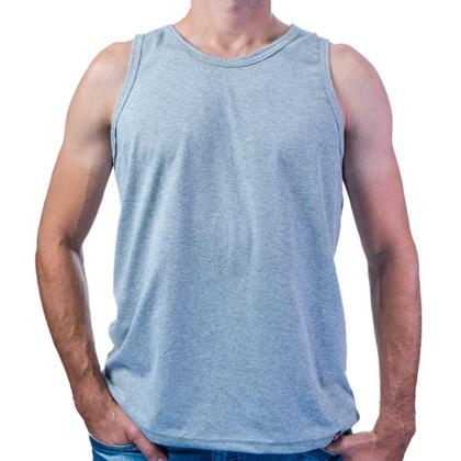 Imagem de Kit 3 Regata Masculina Básica Cores Camiseta 100% Algodão