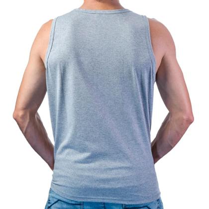 Imagem de Kit 3 Regata Masculina Básica Cores Camiseta 100% Algodão