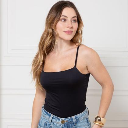 Imagem de Kit 3 Regatas Feminina de Alcinha em Poliamida