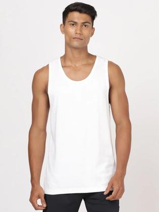 Imagem de Kit 3 Regatas Slim Fitness Moda Verão Lisa Algodão Premium