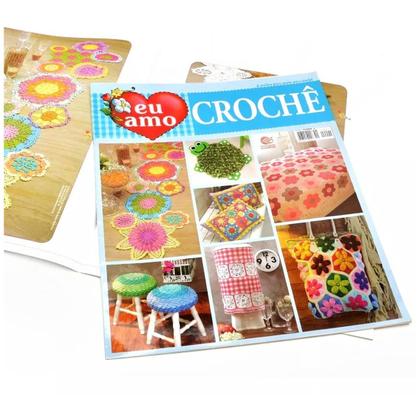 Imagem de Kit 3 Revistas Artesanato Bordados Eu Amo Crochê E Arremates