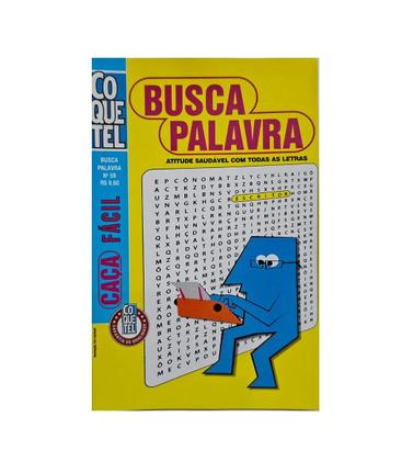 Imagem de Kit 3 Revistas Coquetel Caça Palavras Busca Palavras Cata Palavras mais de 200 Páginas