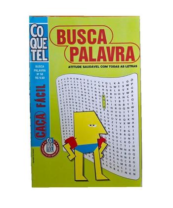 Imagem de Kit 3 Revistas Coquetel Caça Palavras Busca Palavras Cata Palavras mais de 200 Páginas
