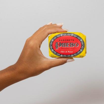 Imagem de Kit 3 Sabonetes em Barra Phebo Odor de Rosas 90g