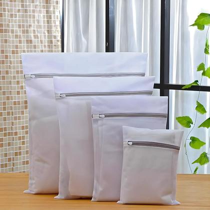 Imagem de Kit 3 Saco de Lavanderia e Armazenamento Poliéster com Zíper