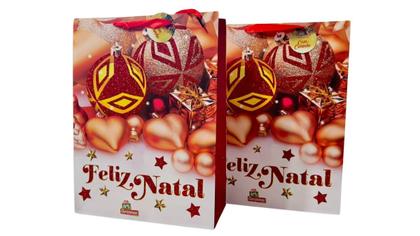 Imagem de Kit 3 sacolas  de presente natal - enfeites natalinos