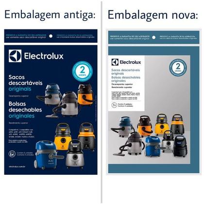 Imagem de Kit 3 Sacos Aspirador de Pó Electrolux Original - GT20P (CSE10)