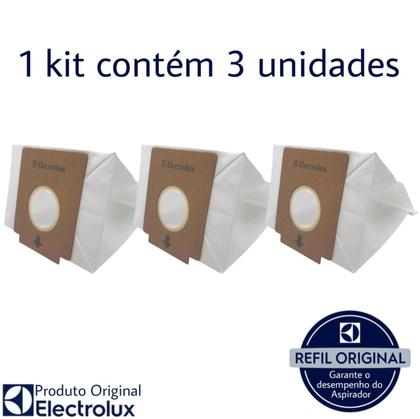 Imagem de Kit 3 Sacos Aspirador de Pó Electrolux Original - Neo (SBENE)