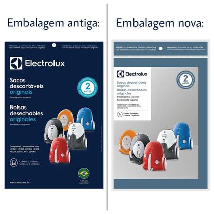 Imagem de Kit 3 Sacos Aspirador de Pó Electrolux Original - Neo (SBENE)
