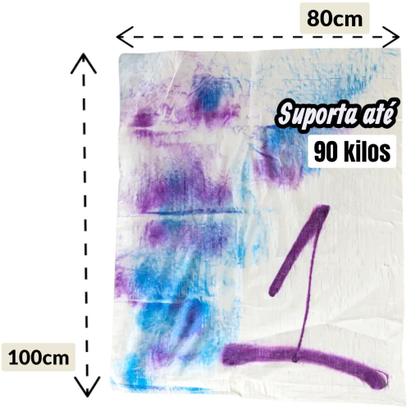 Imagem de Kit 3 sacos de batata para corrida coloridos com números