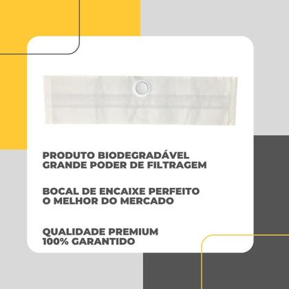 Imagem de Kit 3 Sacos Para Aspirador De Pó Descartável Black&Decker BDAP10-BR Refil Compatível Black Decker Resistente