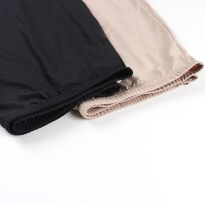 Imagem de Kit 3 Saia Anágua Saiote comprido Feminino Com Barra Renda  Bege Preto Atacado