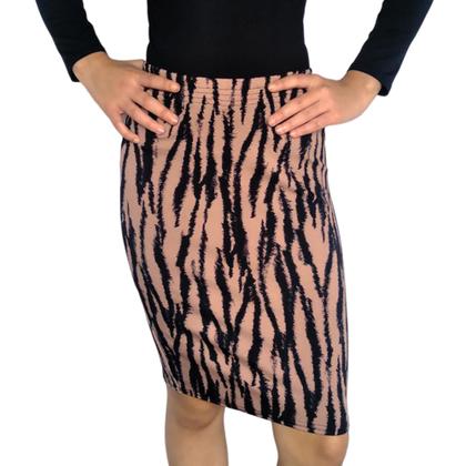 Imagem de Kit 3 Saias Femininas Lápis Moda Evangélica Elástico Estampas Sortidas Suplex PP ao Plus Size