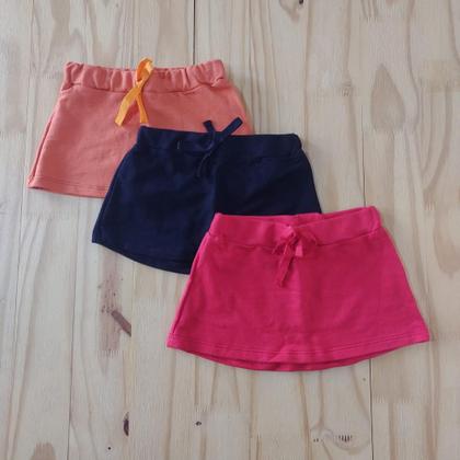 Imagem de Kit 3 Sainhas Saias Roupinha De Bebê Infantil Menina