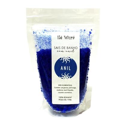 Imagem de Kit 3 Sal De Banho Anil Wagi Limpeza Com Anil Wagi Ilê Wurá