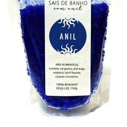 Imagem de Kit 3 Sal De Banho Anil Wagi Limpeza Com Anil Wagi Ilê Wurá