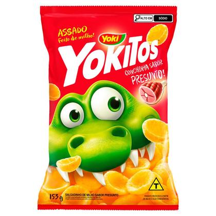 Imagem de Kit 3 Salgadinho de Milho Conchinha Yokitos 153g Sabores