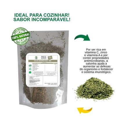 Imagem de Kit 3 Salsa Desidratada 100g Raiz e Sabor