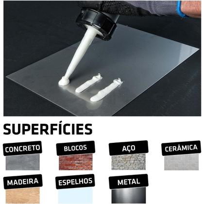 Imagem de Kit 3 Selante Vinílico SikaFlex 101 Sela Plus Cinza 400g