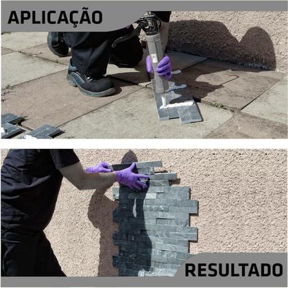 Imagem de Kit 3 Selante Vinílico SikaFlex 101 Sela Plus Cinza 400g