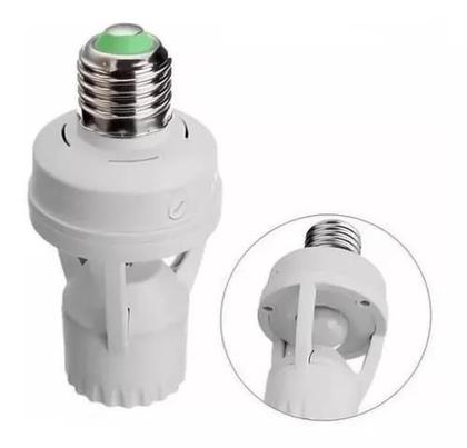 Imagem de Kit 3 Sensor De Presença C/ Fotocélula Lâmpada Soquete E-27