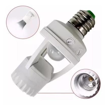 Imagem de Kit 3 Sensor De Presença C/ Fotocélula Lâmpada Soquete E-27