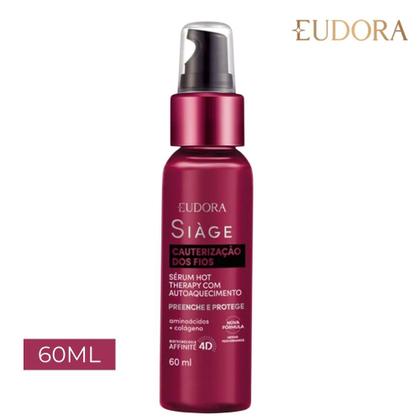 Imagem de Kit 3 Sérum Hot Eudora Cauterização dos Fios Auto Aquecimento Therapy 60ml Siàge