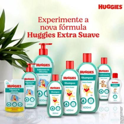 Imagem de Kit 3 Shampoo Extra Suave Hipoalergênico 400ml - Huggies