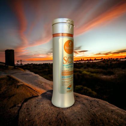 Imagem de kit 3 Shampoo Haskell Pós-Sol S.O.S Verão Limpeza suave 300ml